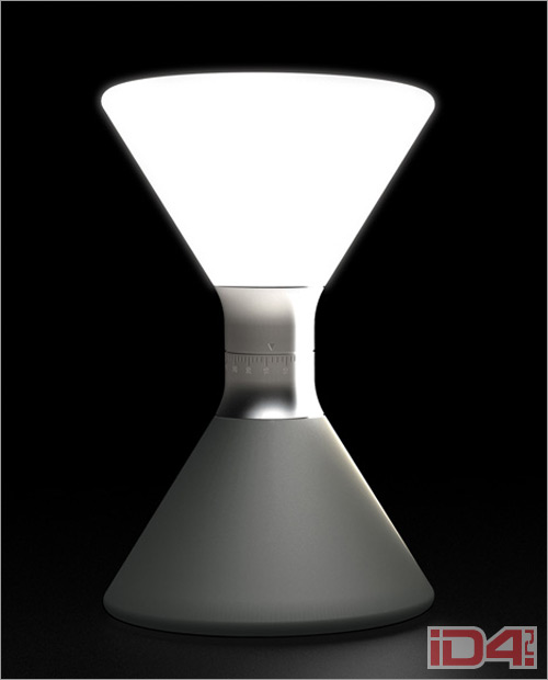 «Песочная лампа-часы» южнокорейского дизайнера Юнг-Бок Кима (Young-Bok Kim)